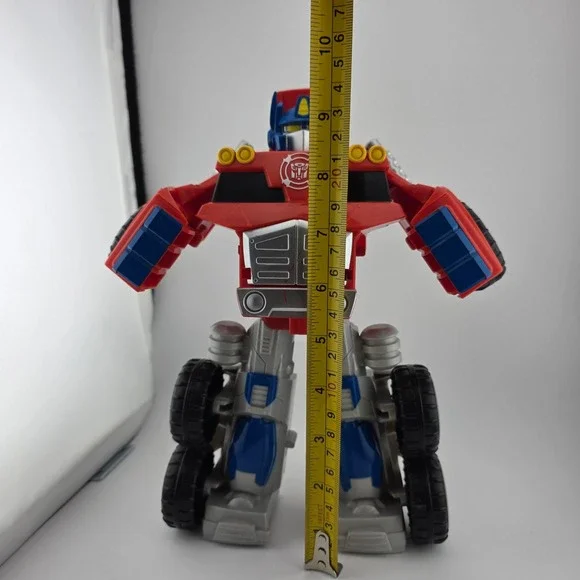 Transformers Rescue Bots Academy Optimus Prime Truck Robot‎ Action Figure Toy - Picture 10 of 10